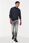 Pullover in Two Tone Optik nightfall blue