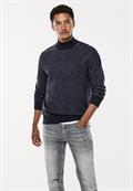 Pullover in Two Tone Optik nightfall blue