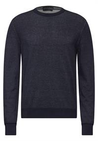 Pullover in Two Tone Optik nightfall blue