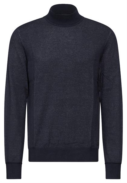 Pullover in Two Tone Optik nightfall blue