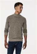 Pullover in Two Tone Optik timber brown melange