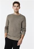 Pullover in Two Tone Optik timber brown melange