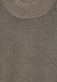 Pullover in Two Tone Optik timber brown melange