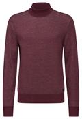 Pullover in Two Tone Optik vintage red