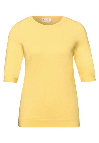 Pullover in Unifarbe bloom yellow