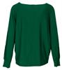 Pullover in Unifarbe grün