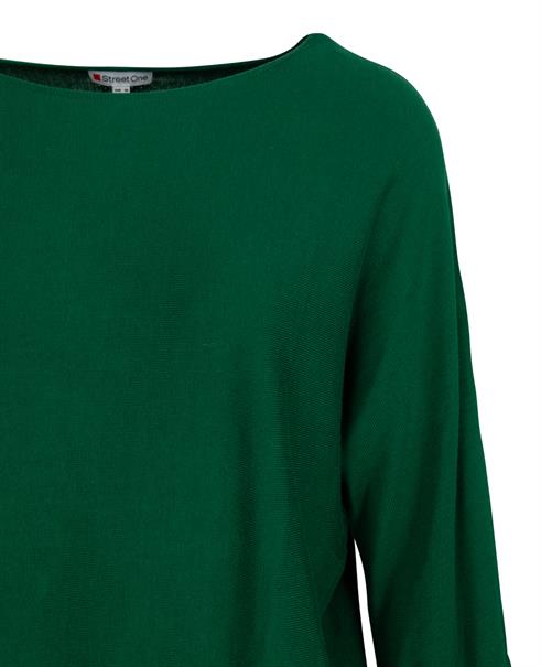 Pullover in Unifarbe grün