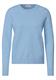 Pullover in Unifarbe mit Rundhals cosmopolitan blue melange