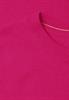 Pullover in Unifarbe mit Rundhals pink flash melange