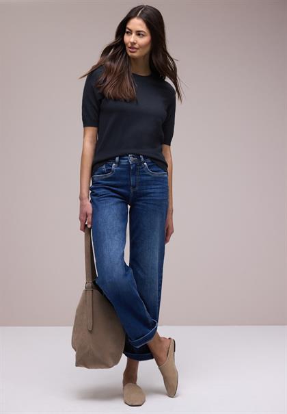 Pullover in Unifarbe shadowed navy