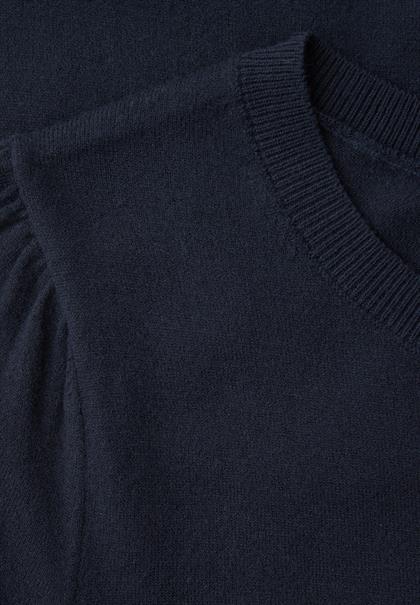 Pullover in Unifarbe shadowed navy