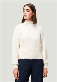 Pullover mit Ballonärmeln eggnog