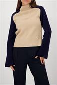 Pullover mit Colorblock-Design cinnamon