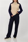 Pullover mit Colorblock-Design cinnamon