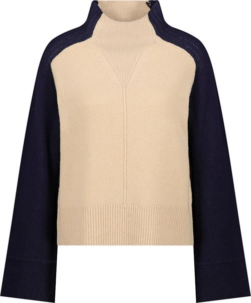 Pullover mit Colorblock-Design cinnamon