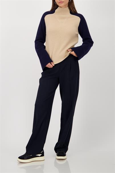 Pullover mit Colorblock-Design cinnamon