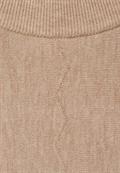 Pullover mit Dolman Ärmel buff sand melange