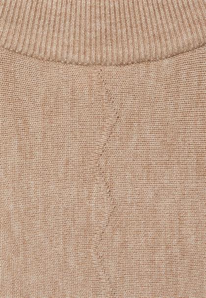 Pullover mit Dolman Ärmel buff sand melange