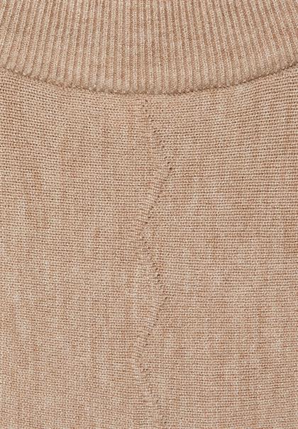 Pullover mit Dolman Ärmel buff sand melange