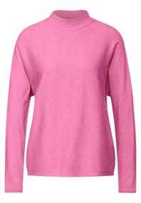 Pullover mit Dolman Ärmel pink crush melange