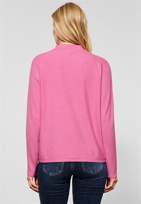 pullover-mit-dolman-ärmel-pink-crush-melange