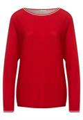 Pullover mit Dolman Ärmeln full red