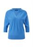 Pullover mit Fledermausärmel blau