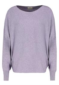 Pullover mit Fledermausärmeln grey lilac melange