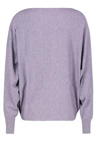Pullover mit Fledermausärmeln grey lilac melange
