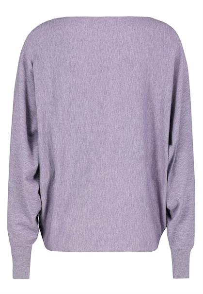 Pullover mit Fledermausärmeln grey lilac melange