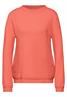 Pullover mit gerolltem Saum peachwood orange