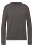 Pullover mit gerolltem Saum smokey walnut brown melange