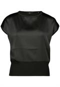 Pullover mit glänzender Vorderseite black beauty