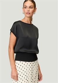 Pullover mit glänzender Vorderseite black beauty