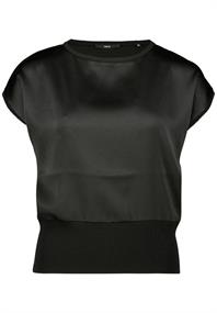 Pullover mit glänzender Vorderseite black beauty