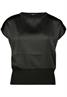 Pullover mit glänzender Vorderseite black beauty
