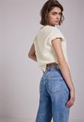 Pullover mit Lochmuster off white