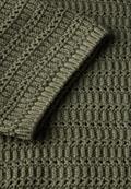 Pullover mit Lochmuster peridot green
