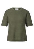 Pullover mit Lochmuster peridot green