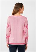 Pullover mit Muster dynamic pink