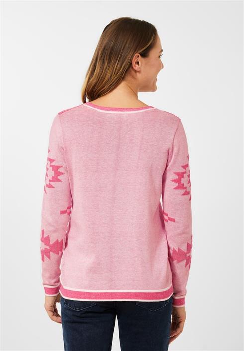 pullover-mit-muster-dynamic-pink