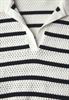 Pullover mit Polokragen vanilla white