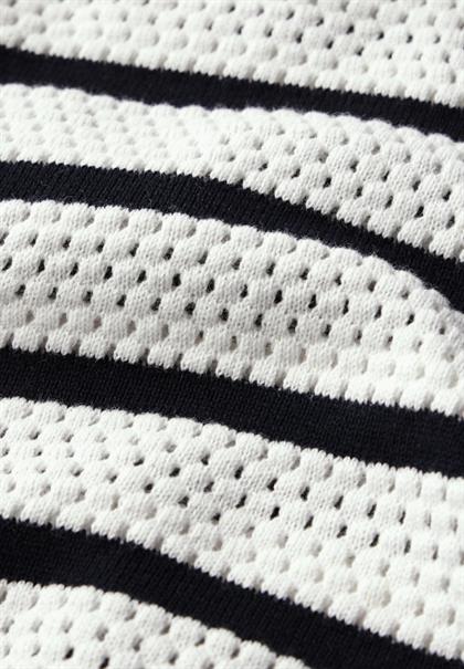 Pullover mit Polokragen vanilla white