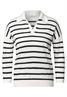 Pullover mit Polokragen vanilla white