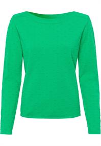 Pullover mit Punktstickerei bright green