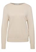 Pullover mit Raffung am Ärmel creamed sand
