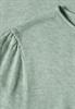 Pullover mit Raffung am Ärmel grayed mint mel.