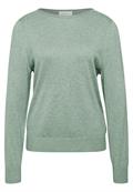 Pullover mit Raffung am Ärmel grayed mint mel.