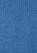 Pullover mit Rippstrick intense gentle blue melange