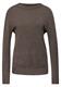 Pullover mit Rollkante dark nomad brown mel.